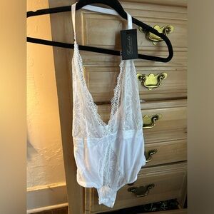 Frederick’s of Hollywood lace bodysuit